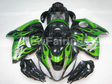 Load image into Gallery viewer, Black and Green Flame - GSX1300R Hayabusa 08-20 Fairing Kit