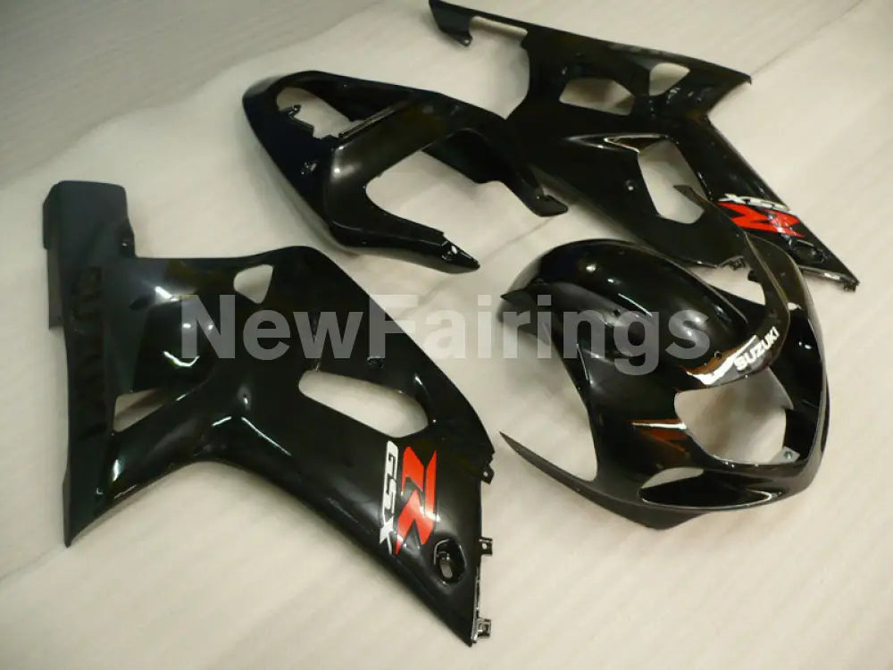 Black and Matte Black Factory Style - GSX-R600 01-03 Fairing