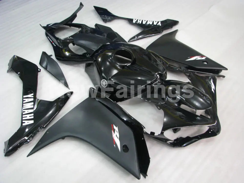 Black Matte Black Factory Style - YZF-R1 07-08 Fairing Kit