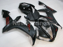 Load image into Gallery viewer, Black Matte Black red stickers Factory Style - YZF-R1 04-06