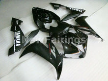 Load image into Gallery viewer, Black Matte Black white stickers Factory Style - YZF-R1