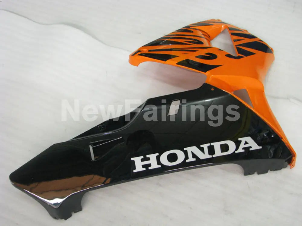 Black and Orange Fire - CBR600RR 03-04 Fairing Kit -