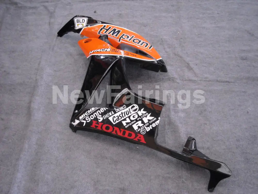 Black and Orange HM plant - CBR600RR 07-08 Fairing Kit -