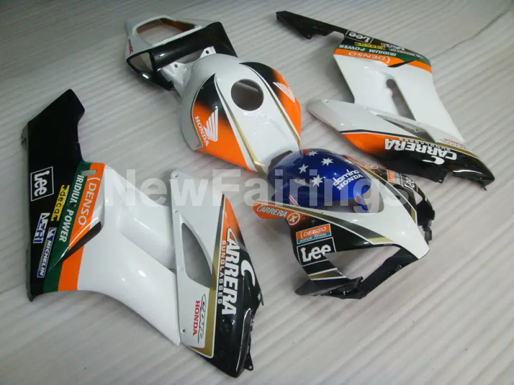 Black and Orange White Lee - CBR1000RR 04-05 Fairing Kit -