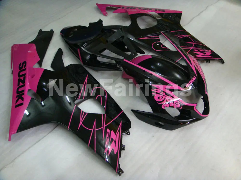 Black and Pink Corona - GSX-R750 04-05 Fairing Kit Vehicles