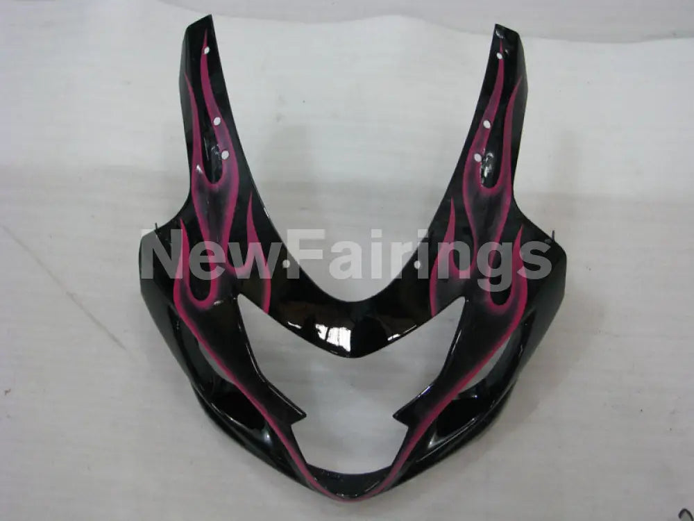 Black and Pink Flame - GSX-R600 04-05 Fairing Kit - Vehicles