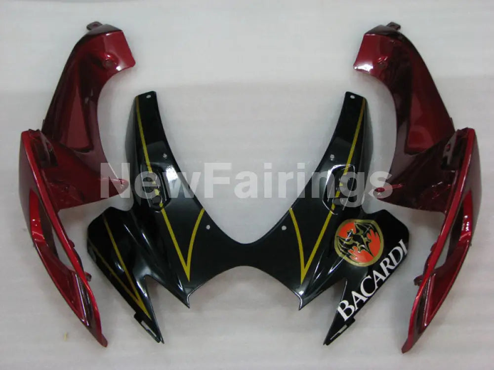 Black and Red BACARDI - GSX-R750 06-07 Fairing Kit Vehicles