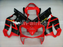 Charger l&#39;image dans la galerie, Black and Red Factory Style - CBR600 F4i 01-03 Fairing Kit -