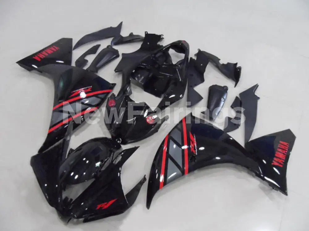 Black Red Factory Style - YZF-R1 09-11 Fairing Kit