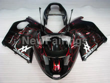 Charger l&#39;image dans la galerie, Black Red Flame - CBR 1100 XX 96-07 Fairing Kit - Vehicles &amp;