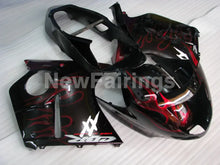 Charger l&#39;image dans la galerie, Black Red Flame - CBR 1100 XX 96-07 Fairing Kit - Vehicles &amp;