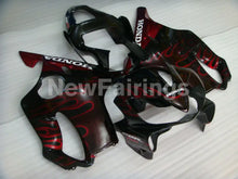 Load image into Gallery viewer, Black and Red Flame - CBR600 F4i 01-03 Fairing Kit -