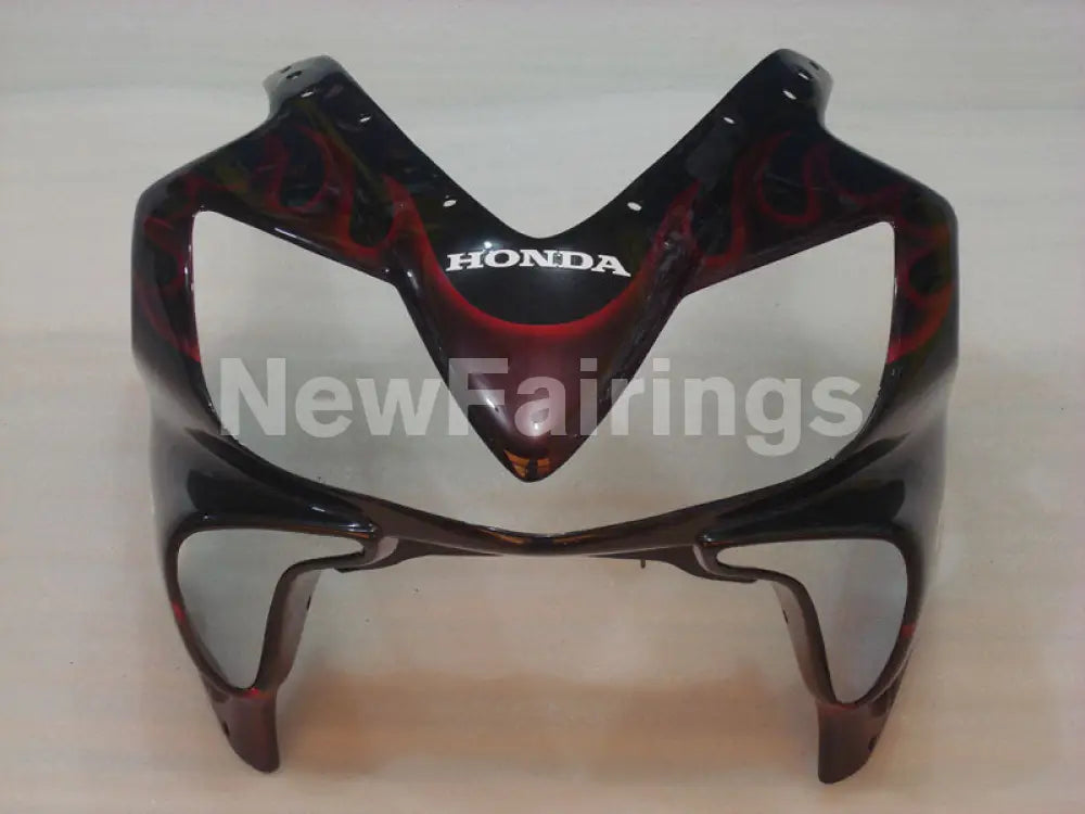 Black and Red Flame - CBR600 F4i 04-06 Fairing Kit -