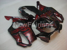 Charger l&#39;image dans la galerie, Black and Red Flame - CBR600 F4i 04-06 Fairing Kit -