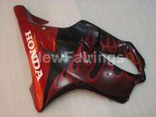 Charger l&#39;image dans la galerie, Black and Red Flame - CBR600 F4i 04-06 Fairing Kit -