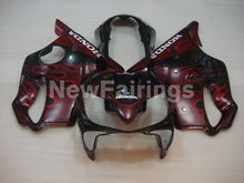 Charger l&#39;image dans la galerie, Black and Red Flame - CBR600 F4i 04-06 Fairing Kit -