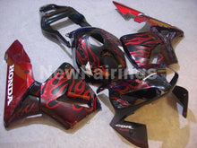 Charger l&#39;image dans la galerie, Black and Red Flame - CBR600RR 03-04 Fairing Kit - Vehicles