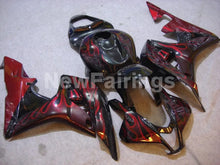 Charger l&#39;image dans la galerie, Black and Red Flame - CBR600RR 07-08 Fairing Kit - Vehicles