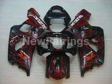 Charger l&#39;image dans la galerie, Black and Red Flame - GSX-R600 04-05 Fairing Kit - Vehicles