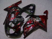 Charger l&#39;image dans la galerie, Black Red Flame - GSX-R750 00-03 Fairing Kit Vehicles &amp;