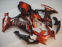 Charger l&#39;image dans la galerie, Black and Red Flame - GSX-R750 06-07 Fairing Kit Vehicles &amp;