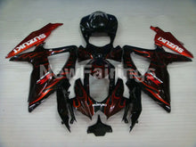 Charger l&#39;image dans la galerie, Black and Red Flame - GSX-R750 08-10 Fairing Kit Vehicles &amp;