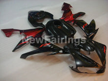 Charger l&#39;image dans la galerie, Black and Red Flame - YZF-R1 04-06 Fairing Kit - Vehicles &amp;