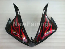 Load image into Gallery viewer, Black Red Flame - YZF-R1 12-14 Fairing Kit - Vehicles &amp;