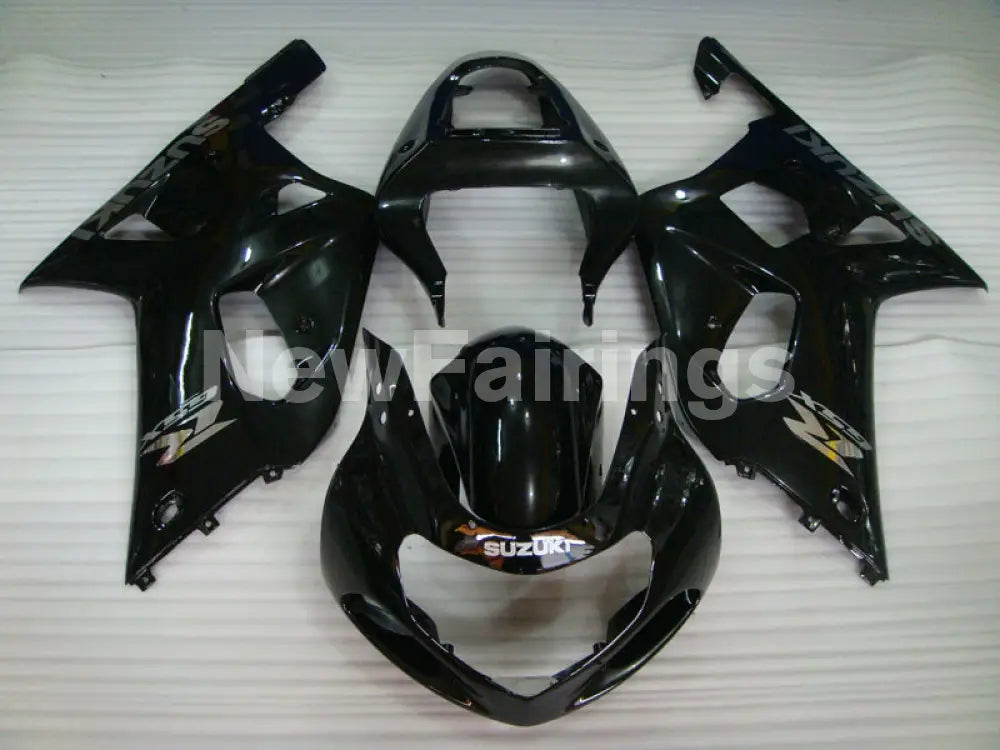 Black with Silver Decals Factory Style - GSX-R600 01-03