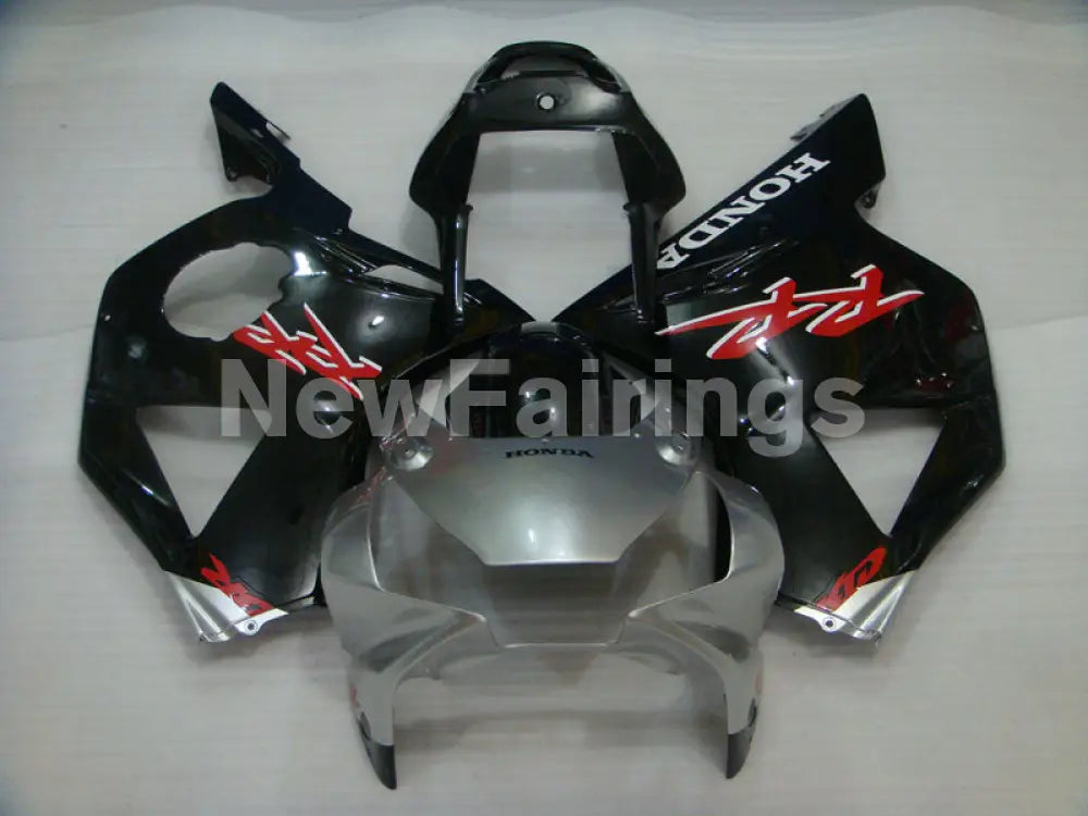 Black Silver Factory Style - CBR 954 RR 02-03 Fairing Kit -