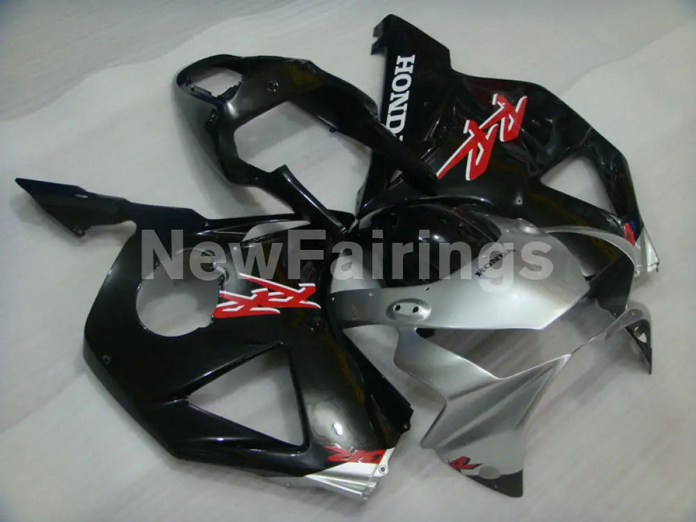 Black Silver Factory Style - CBR 954 RR 02-03 Fairing Kit -