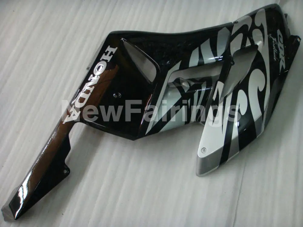 Black and Silver Fire - CBR1000RR 04-05 Fairing Kit -