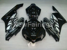 Charger l&#39;image dans la galerie, Black and Silver Fire - CBR1000RR 04-05 Fairing Kit -