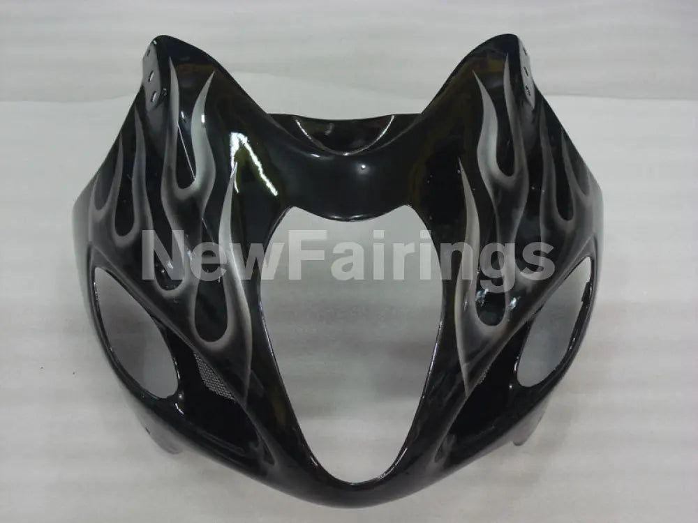 Black and Silver Flame - GSX1300R Hayabusa 99-07 Fairing