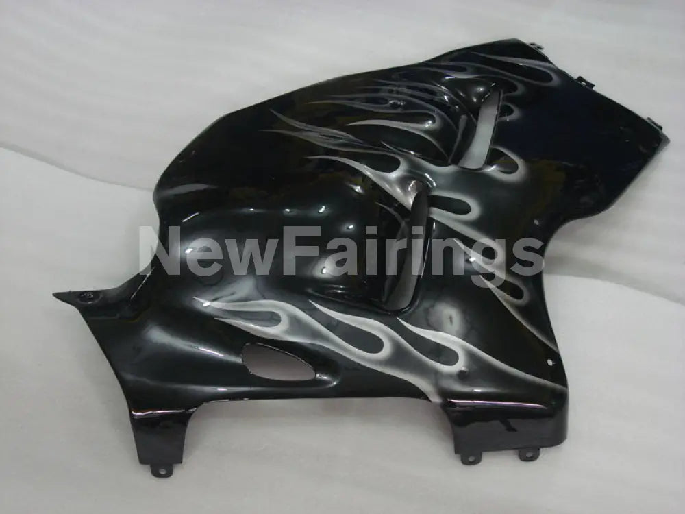 Black and Silver Flame - GSX1300R Hayabusa 99-07 Fairing