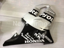 Load image into Gallery viewer, Black and Silver Repsol - CBR600 F4i 01-03 Fairing Kit -