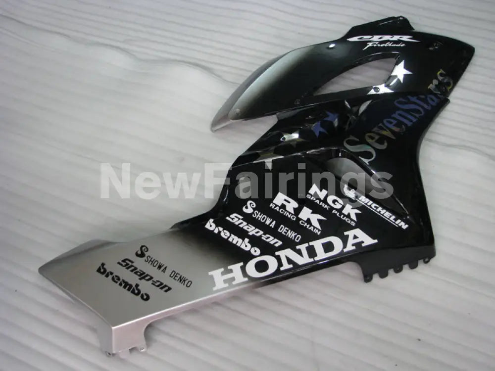 Black and Silver SevenStars - CBR1000RR 04-05 Fairing Kit -