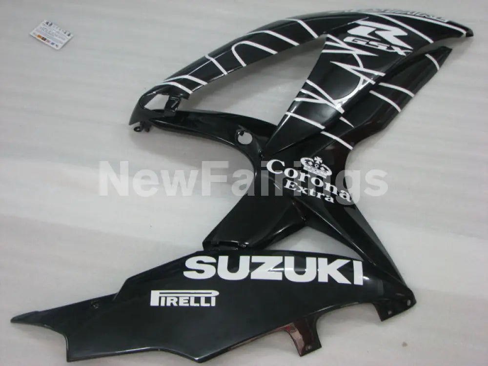 Black White Corona - GSX-R750 08-10 Fairing Kit Vehicles &