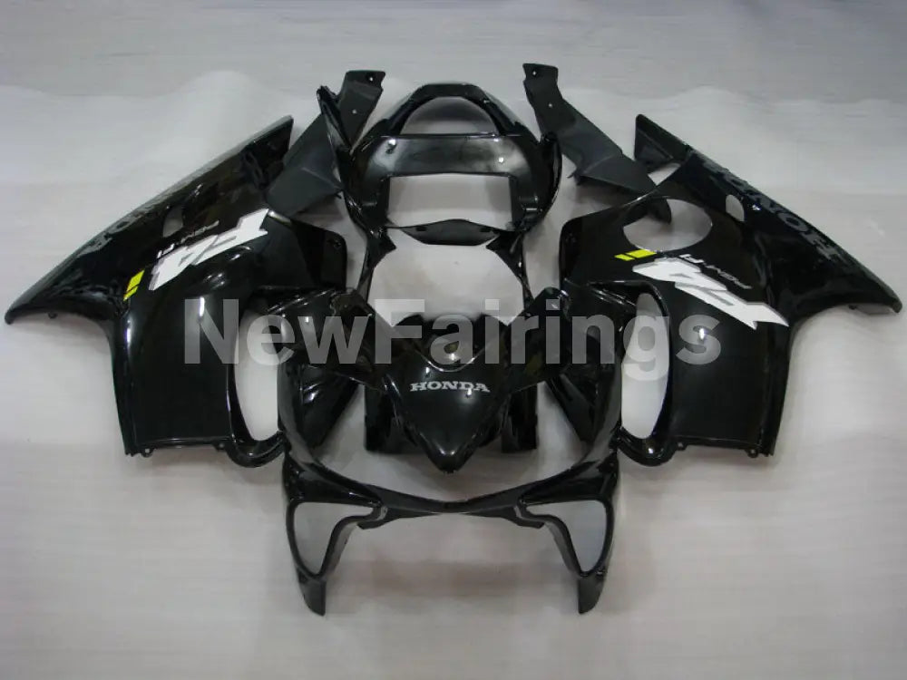 Black with White Decals Factory Style - CBR600 F4i 01-03