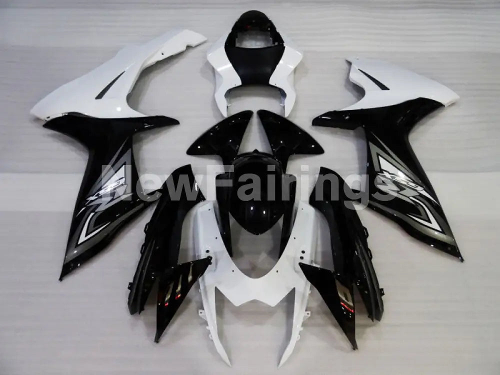 Black White Factory Style - GSX-R750 11-24 Fairing Kit