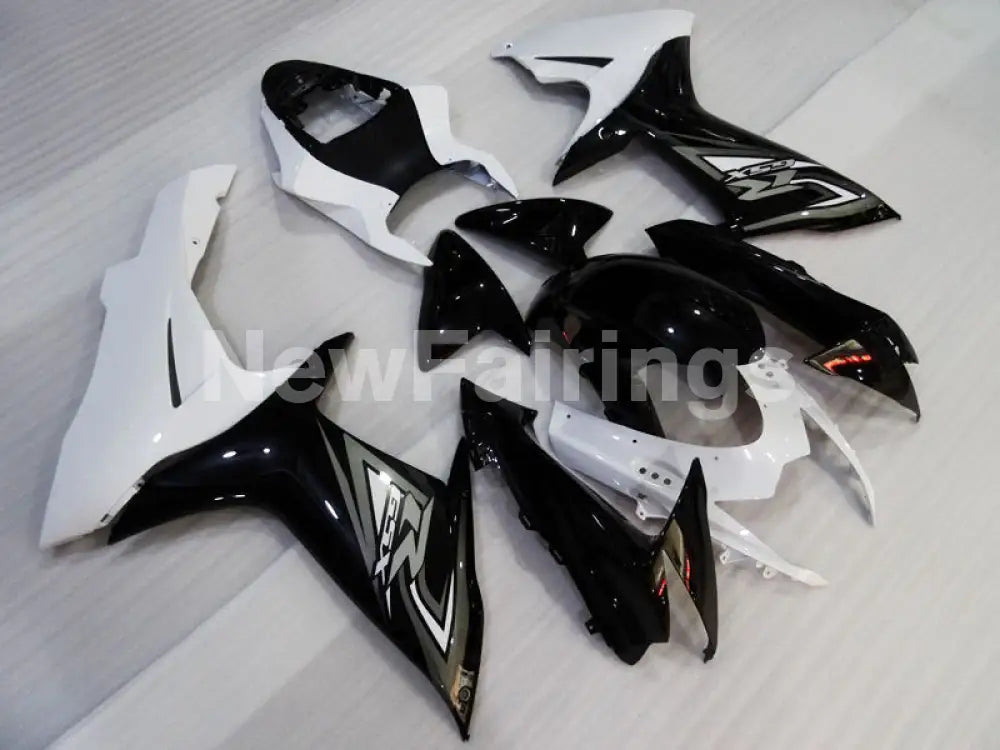 Black White Factory Style - GSX-R750 11-24 Fairing Kit