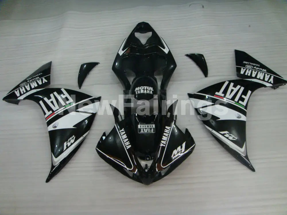 Black White FIAT - YZF-R1 09-11 Fairing Kit - Vehicles &