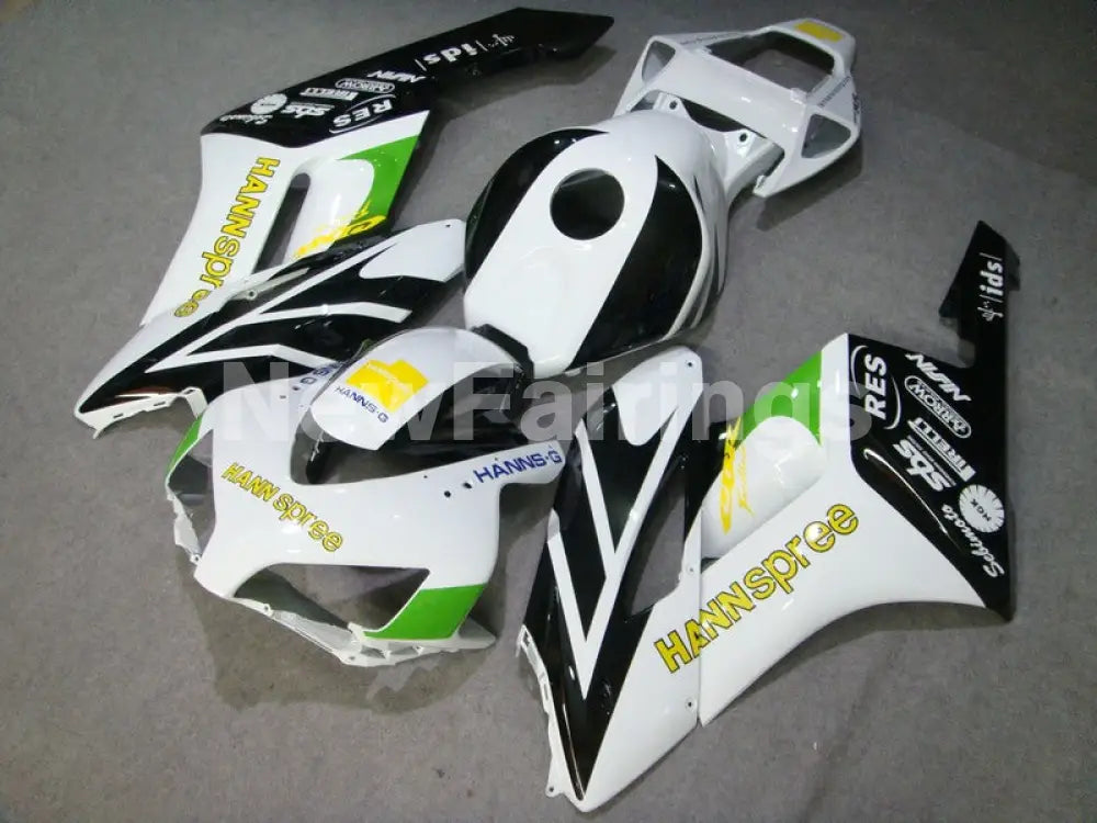 Black and White Green HANN Spree - CBR1000RR 04-05 Fairing