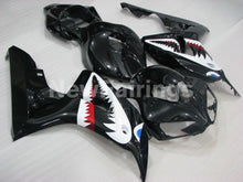 Charger l&#39;image dans la galerie, Black and White Shark - CBR1000RR 06-07 Fairing Kit -