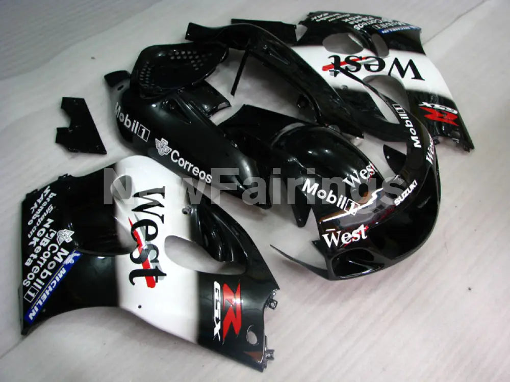 Black and White West - GSX-R750 96-99 Fairing Kit