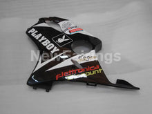 Charger l&#39;image dans la galerie, Black and White Yellow PlayBoy - CBR600 F4i 01-03 Fairing