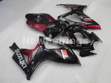 Charger l&#39;image dans la galerie, Black and Wine Red Factory Style - GSX-R600 06-07 Fairing