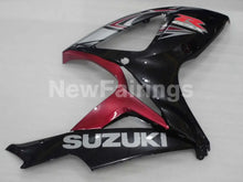 Charger l&#39;image dans la galerie, Black and Wine Red Factory Style - GSX-R600 06-07 Fairing