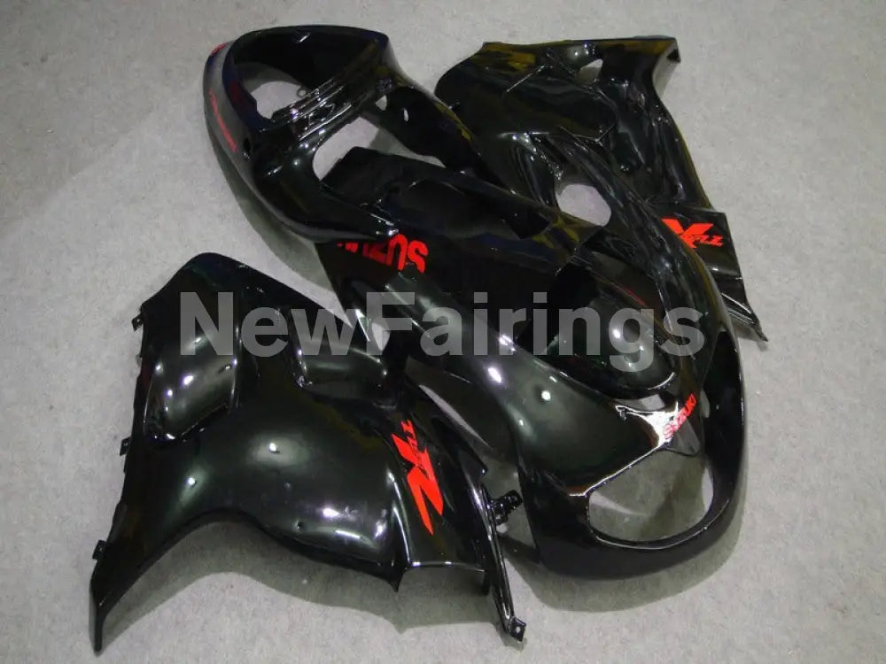 Black with Red Stickers Factory Style - TL1000R 98-03