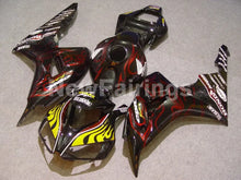 Charger l&#39;image dans la galerie, Black Yellow and Red Flame - CBR1000RR 06-07 Fairing Kit -